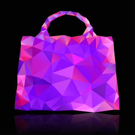 Bag shape with triangularのイラスト素材