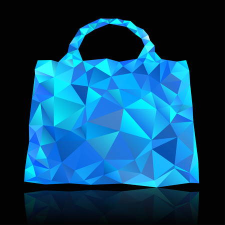 Bag shape with triangularのイラスト素材