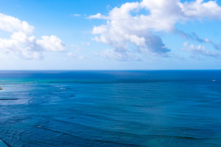 Waikiki ocean viewの写真素材