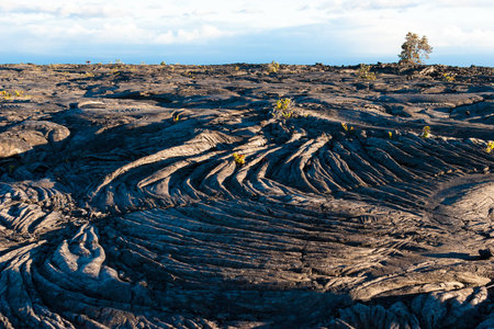 Big Island lava stone bandの写真素材