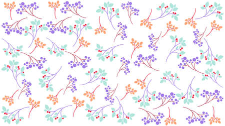 The background material of plants and treesのイラスト素材