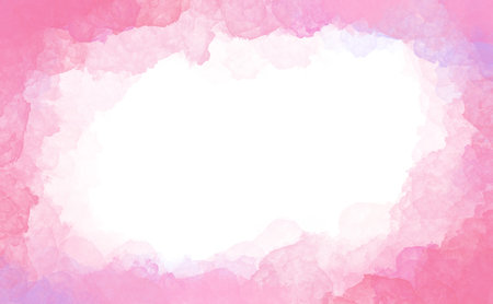 Watercolor texture colorful background illustrationの写真素材