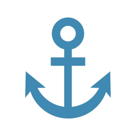 Illustration of blue anchor mark