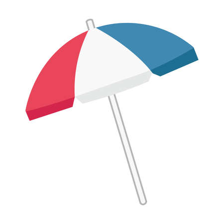 Clip art of beach parasolのイラスト素材