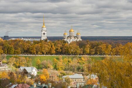 Dormition Cathedral in Vladimir. Golden Ring Of Russia.の写真素材