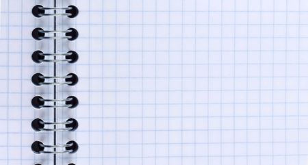 Blank slim notebook pageの写真素材