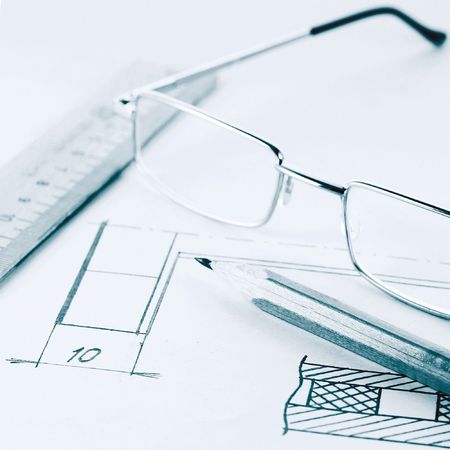 Drawing workの写真素材