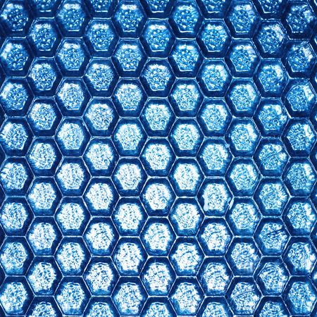 Blue abstract cells