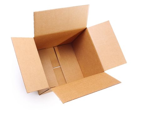 Empty paper box