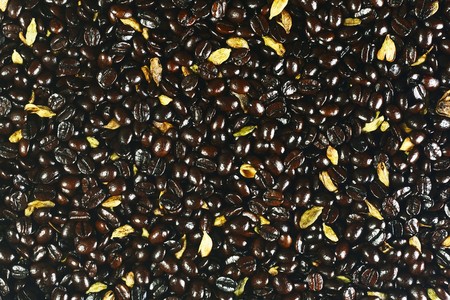 Brown coffee backgroundの写真素材