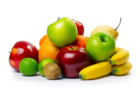 Group of ripe fruitsの写真素材