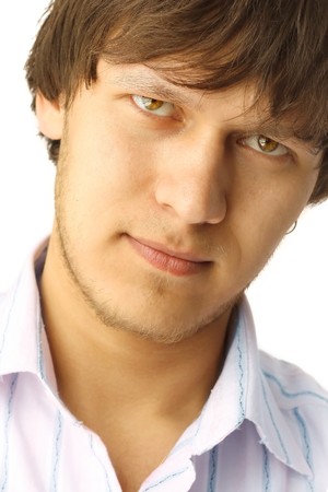 Young guy with beardの写真素材