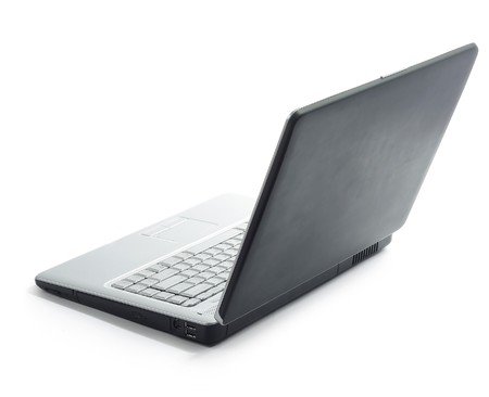 Laptop isolated on white