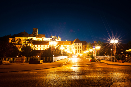 City of Fussen at twilight. Germanyの写真素材