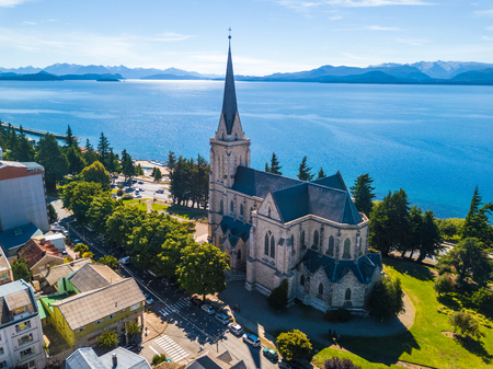 Church in the city of Bariloche. Argentinaの写真素材
