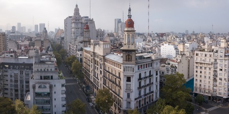Aerial view of the city of Buenos Aires. Argentinaの写真素材