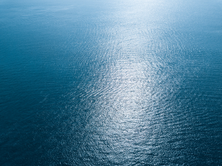 Bluw sea surface aerial viewの写真素材
