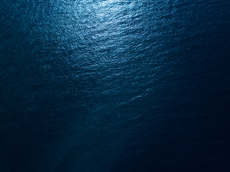 Sea surface aerial view. Dark and contrast versionの写真素材