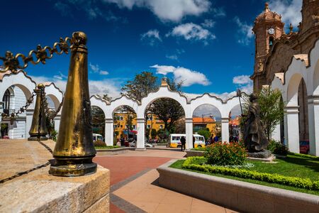 POTOSI / BOLIVIA - 02 APRIL 2018: Center of the city of Potosi, Boliviaのeditorial素材