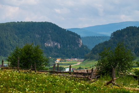 Mountains of the Ural Region, Russiaの写真素材