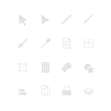 Icon set of toolkit for program and application vector. vector background.のイラスト素材