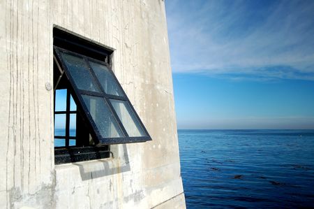 A Window Ocean Viewの写真素材