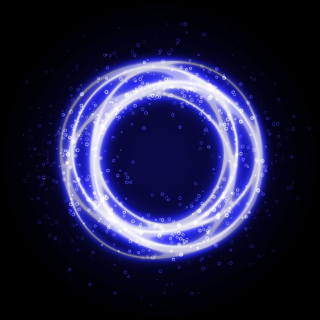 Vector Illustration abstract glowing circlesのイラスト素材