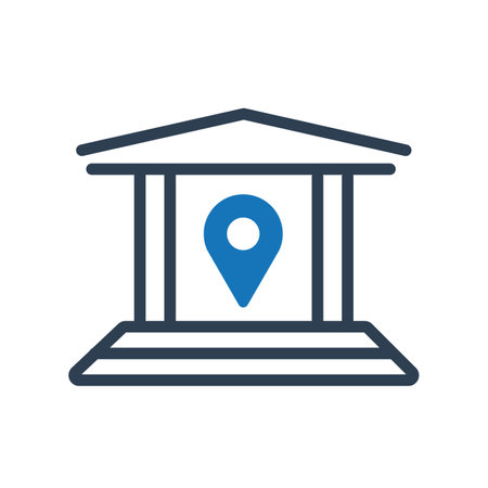 Bank icon vector isolated on white background for your web and mobile app design, Bank logo conceptのイラスト素材