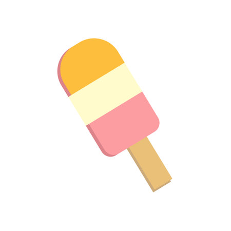 Ice cream icon vector isolated on white background for your web and mobile app design, Ice cream conceptのイラスト素材