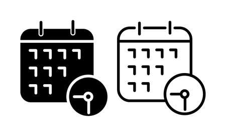 Event or Agenda icon vector illustration. Digital Marketing Iconのイラスト素材