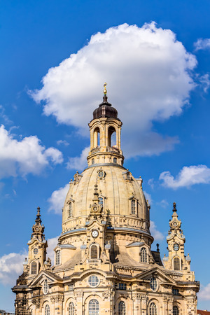 Frauenkirche in Dresdenの写真素材