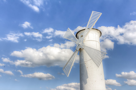 Lighthouse windmillの写真素材