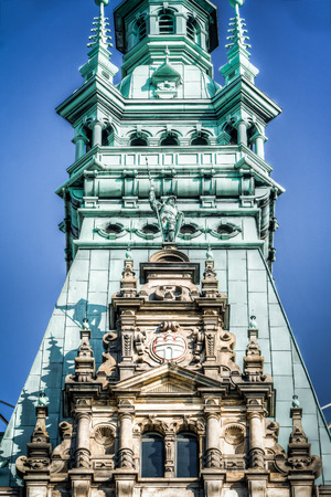 Hamburg town hallの写真素材