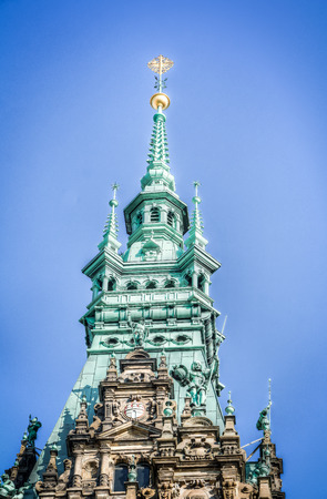 Hamburg town hallの写真素材