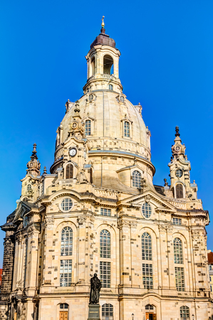 Church of our Lady in Dresden in Germanyの写真素材