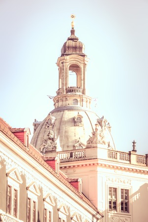 Church of our Lady in Dresden in Germanyの写真素材