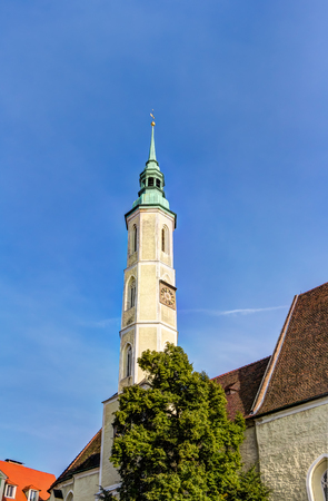 Church of the Holy Trinitiy in the old town of Gorlitzの写真素材