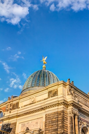 Academy of Fine Art - the Albertinum with glass dome in Dresdenの写真素材