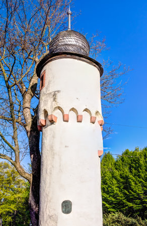 Herstallturm in Aschaffenburg  - Herstall tower in Aschaffenburg, Bavariaのeditorial素材