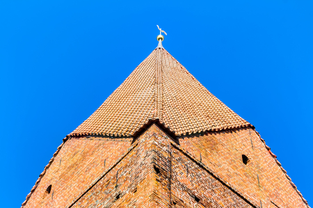 Church in Kirchdorf on Poel island in Germanyの写真素材