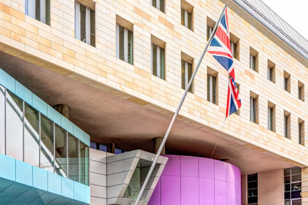 Embassy of the United Kingdom of Great Britain and Northern Ireland in Berlin, Germanyのeditorial素材