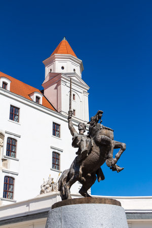 Main castle of Bratislava - Bratislava Castle in Slovakiaのeditorial素材