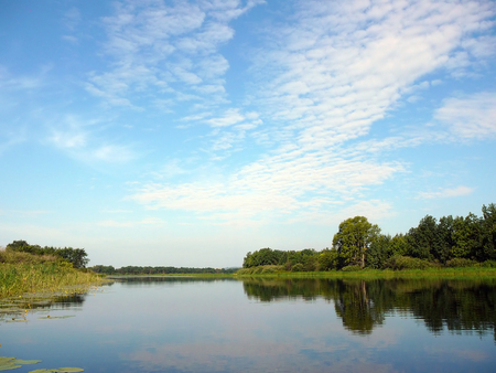 lake landscapeの写真素材