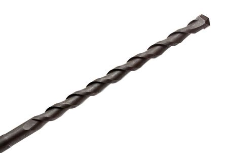 drill tool close-up isolated on whiteの写真素材