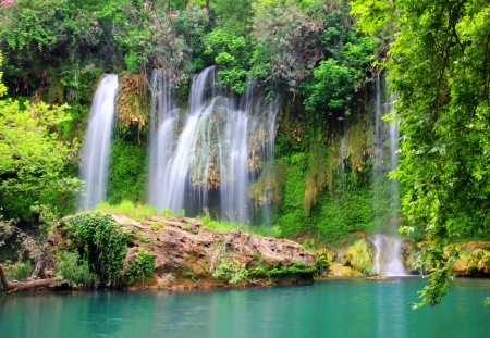 waterfall in forest - Kurshunlu Turkeyの写真素材