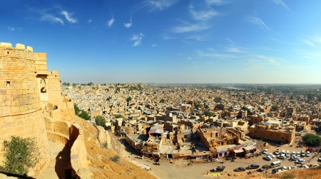 panorama of Jaisalmer city in india - Rajasthanの写真素材