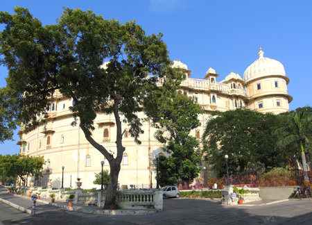 palace Gol mahal in Udaipur Rajasthan Indiaのeditorial素材