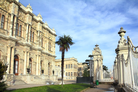 dolmabahce palace at winter - istanbul turkeyのeditorial素材