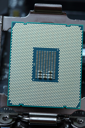 Modern central processor CPU unit before installing to main board