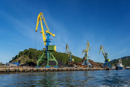 Cranes In port